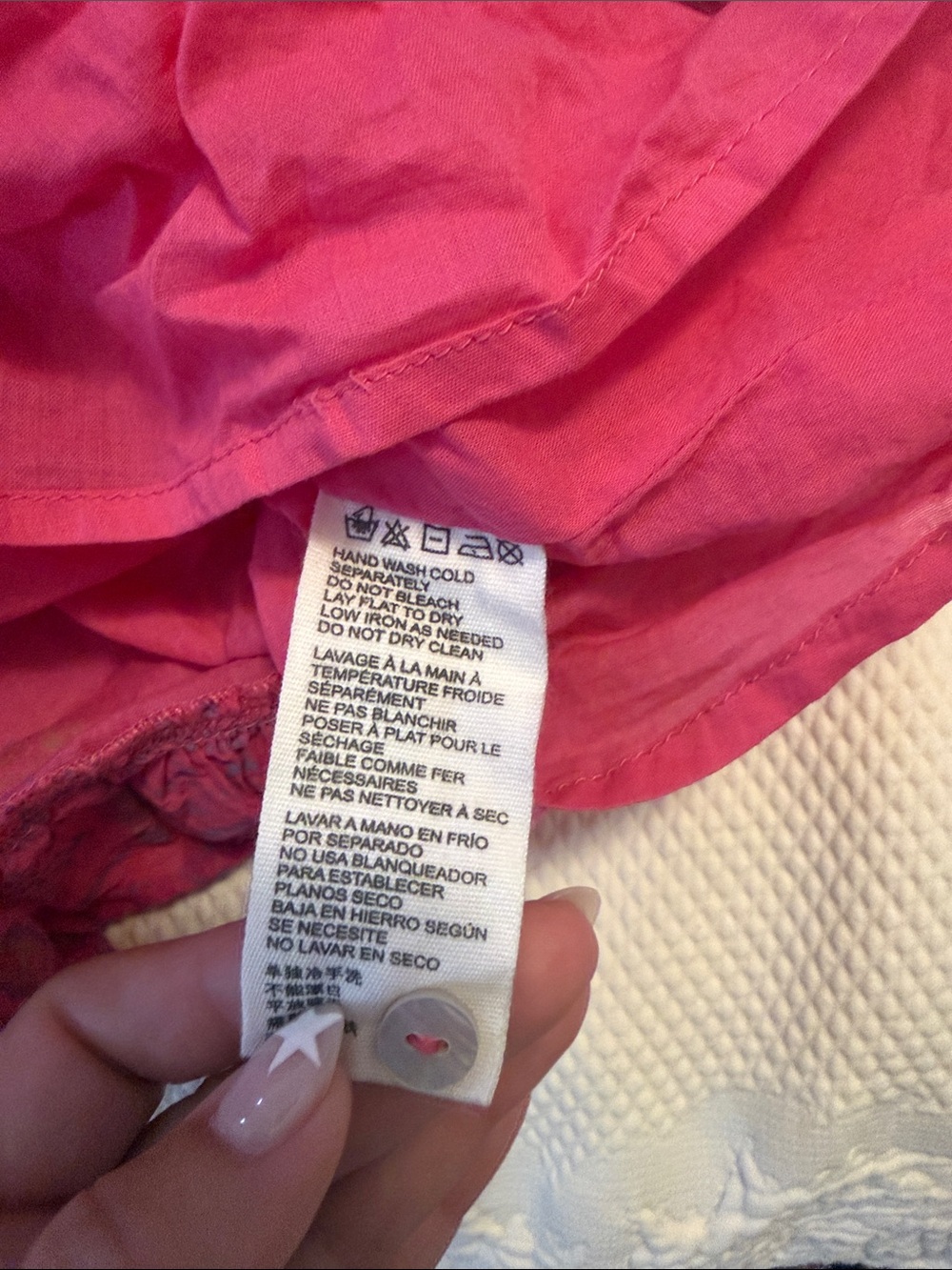 Cleobella Hot Pink Ruffle Mini Dress - Picture 9 of 9